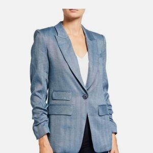 Veronica Beard Sky Blue Suit Jacket